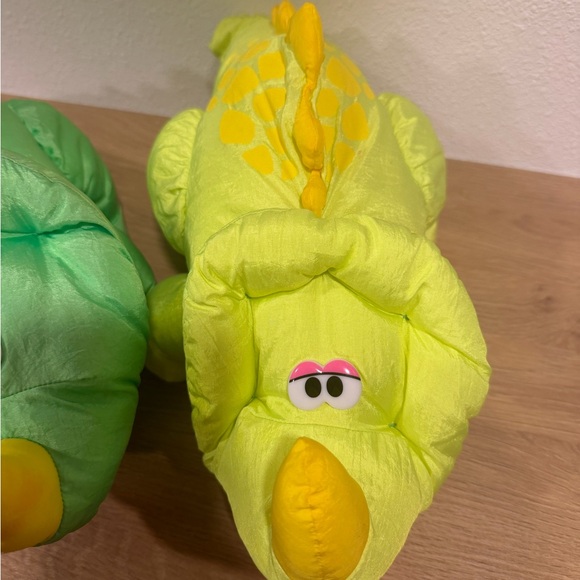Fisher-Price Green and Yellow Dinosaur Plush Set - Picture 3 of 8